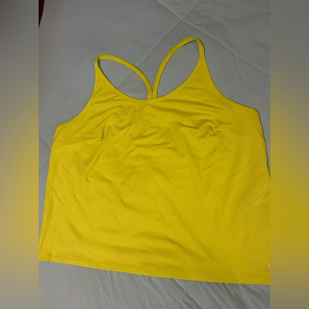 DSG bright Yellow workout Tank Top